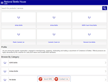 Tablet Screenshot of nationalbottlehouse.com